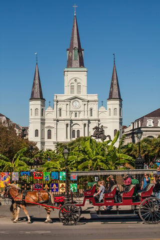 St. Louis Cathedral in Jackson Square, New Orleans