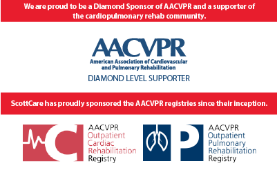 Accreditation as a diamond level supporter for the AACVPR (American Association of Cardiovascular and Pulmonary Rehabilitation). 